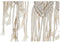 Wandspiegel DKD Home Decor Wit Katoen (75 x 2 x 75 cm)
