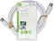 Nedis Satelliet- en Antennekabel - Coax Male - Vernikkeld - 75 Ohm - Dubbel Afgeschermd - 1.50 m - Wit