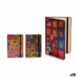Pincello Schrijfblok B6 Ruiten 100 Lakens 12,5 X 1,3 X 17,5 Cm (18 Stuks)