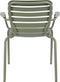 Zuiver Vondel Tuinstoel - Groen - Armleuning - 2 stuks