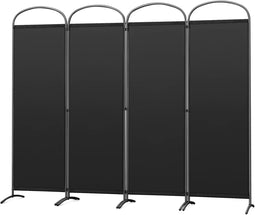Angel Living Kamerscherm - 4 Panelen - Privacy verhogend - Zwart