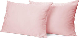 Kussensloop Hotelsluiting Percal Katoen - roze 60x70cm - Kussenslopen set van 2 stuks
