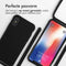 iMoshion Hoesje Geschikt voor iPhone X / Xs Hoesje Met Koord - iMoshion Siliconen hoesje met koord - Zwart