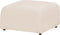 FALSTERBO - Modulaire tweezitsbank met ottomaan - Beige - Bouclé
