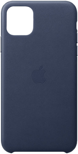 Apple iPhone 11 Pro Max - Leather Case - Echt leer - Blauw
