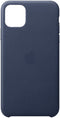 Apple iPhone 11 Pro Max - Leather Case - Echt leer - Blauw