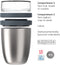 Mepal - Ellipse isoleer lunchpot - 500 ml - Thermos lunchbox - Titanium