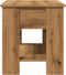 vidaXL - Salontafel - 101x49x52 - cm - bewerkt - hout - artisanaal - eikenkleur