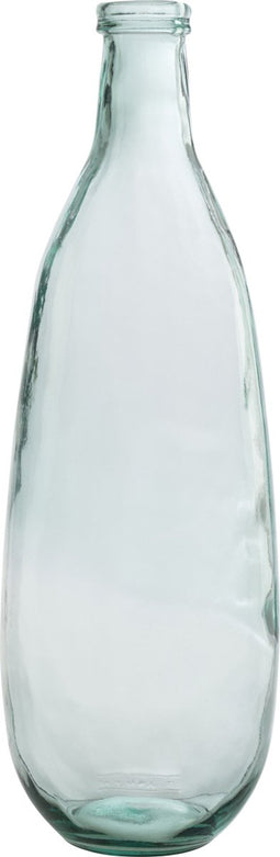 J-Line vaas Fles - glas - transparant - 75 cm hoog
