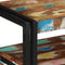 vidaXL - Eettafels - Multikleur - 90x33x75 - cm - Massief - Gerecycled - Hout - & - Metaal