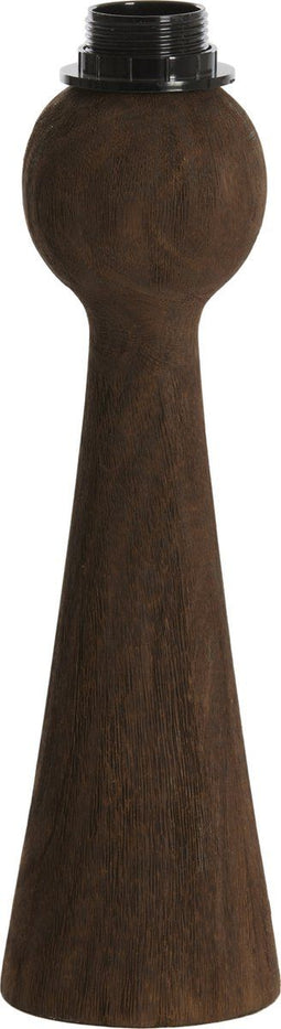 Light & Living Tafellamp Festina - Mangohout - 33cm - Donkerbruin - excl. kap