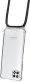 Mobiparts Lanyard Case Samsung Galaxy A22 5G (2021) - Verstelbaar koord - Transparant