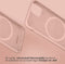 Accezz iPhone 15 Plus - Liquid Silicone Backcover met MagSafe - Schokabsorberend - Roze