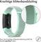 iMoshion Bandje Geschikt voor Fitbit Charge 3 / 4 - iMoshion Nylon band klittenband met design aansluiting - Mintgroen