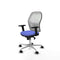 Piqueras y Crespo 2D086N0 - Bureaustoel - Verstelbare hoogte met armleuning - Licht Blauw