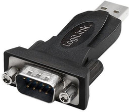 2Direct AU0002F - USB-A 2.0 naar RS232 Adapter - 80 cm kabel - Zwart