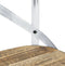 Alterego Ranch - Houten Keukenstoel - Oude Walnoot Afwerking - 50x47x89cm
