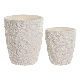 Grondlegger Home ESPRIT Cement 24 x 24 x 28 cm (2 Onderdelen)
