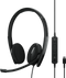 EPOS Sennheiser Adapt 160T - On-Ear Draad Microfoon - USB-C - Zwart