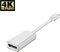 Techvavo® USB C naar DisplayPort Adapter - 4K @30Hz - Plug & Play - Spacegrey