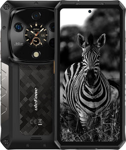 Ulefone Armor 28 Ultra - Rugged Phone - Dimensity 9300+ 50MP camera 64MP nachtzicht 16GB RAM 1TB ROM AMOLED Dual Screen - Zwart