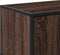 vidaXL - Tv-meubel - 150x35x41 - cm - bewerkt - hout - metaal - bruin - eikenkleur