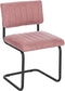 Feel Furniture - Luxe stoel - Ribbon - Zacht roze - Lichtrood - 2 stuks