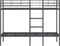 vidaXL - Stapelbed - zonder - matras - 80x200 - cm - staal - zwart