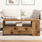 vidaXL - Salontafel - Oud - Hout - 102x55x43,5 - cm - Engineered - Wood