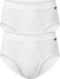 Schiesser Cotton Essentials - Heren Slip - 2-pack - Wit