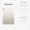 Apple iPad Air (2022) - 10.9 inch - WiFi + 5G - 256GB - Wit - 5e generatie