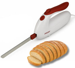 Beper BP.790 - Elektrisch Mes - Roestvrijstalen messen 24,5 cm - Wit