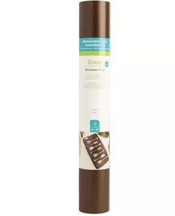 Cricut Premium Vinyl - Verwijderbaar - Mat - Koffiebruin - 30,5x122cm (1 rol)