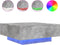 vidaXL - Salontafel - met - LED-verlichting - 80x80x31 - cm - betongrijs