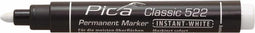Pica 522/52 - Permanent Marker - Waterbestendig - Wit