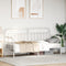 vidaXL - Ligbedframe - in - Wit, - 75x190 - cm, - Van - Staal
