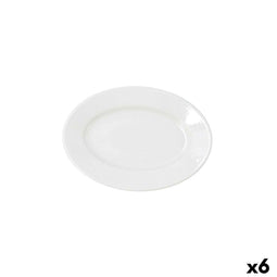 Bidasoa Serenity - Snackdienblad Hydrozero Ø 20 cm - Stapelbaar Geschikt voor afwasmachine Magnetron Koelkast - Wit (6 stuks)