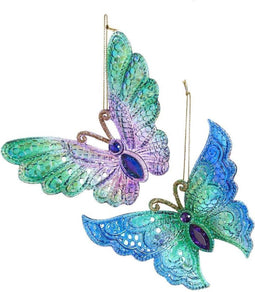 Iridescent Peacock Butterfly