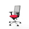 Piqueras y Crespo 2D086N0 - Bureaustoel - Verstelbare hoogte met armleuning en hoofdsteun - Rood