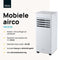 MOA PAC01W - Mobiele Airco - 7000 BTU - Tot 22m² - Met Afstandbediening - Wit