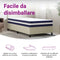 vidaXL - Pocketveringmatras - middelhard-hard - 90x190 - cm - Single - Size