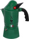 Bialetti Moka Alpina - Percolator - 3 kops - Groen