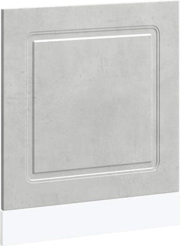 vidaXL - Vaatwaspaneel - Kalmar - 60x1,5x67 - cm - bewerkt - hout - betongrijs