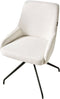 JENNER - Set van 2 eetkamerstoelen - Gebroken wit - Polyester