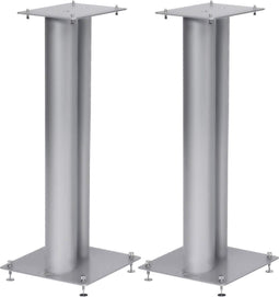 NorStone STYLUM MAX - Luidsprekerstandaards 60 cm - Anti-vibratiesysteem - Zilver