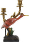 Light & Living - Kandelaar CRANE - 33x15x44cm - Rood