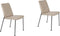 Zuiver Fab - Eetkamerstoelen - Set van 2 - Beige