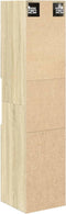 vidaXL - Badkamerkast - 30x30x130 cm - 3 vakken - Sonoma eiken