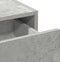 vidaXL - Wandkaptafel - met - LED-verlichting - - - Betonnen - Grijs