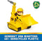 PAW Patrol - Rubble’s Bulldozer - speelgoedauto met speelfiguur - 68% gerecycled plastic - duurzaam speelgoed